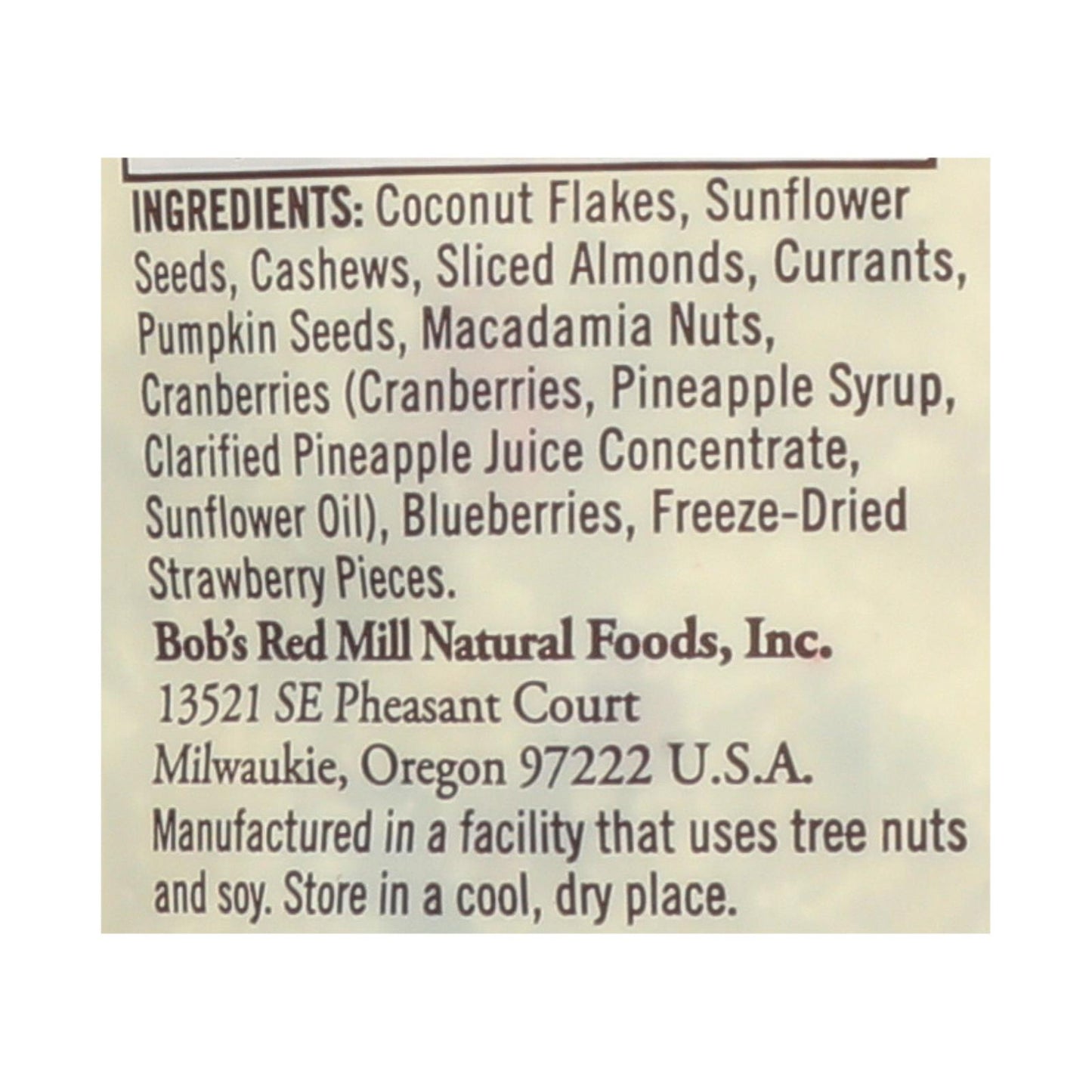 Bob's Red Mill - Cereal - Paleo Style Muesli - Case Of 4 - 14 Oz