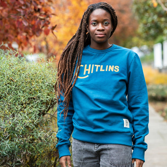 Cotton Club - Chitlins Sweatshirt in Blue