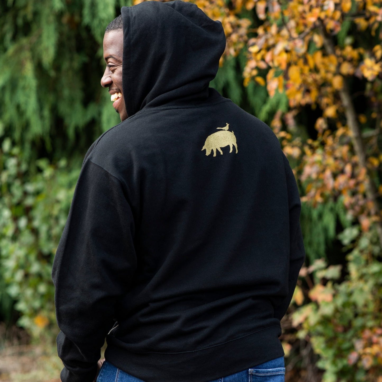Chitlins State of Mind Hoodie in Black