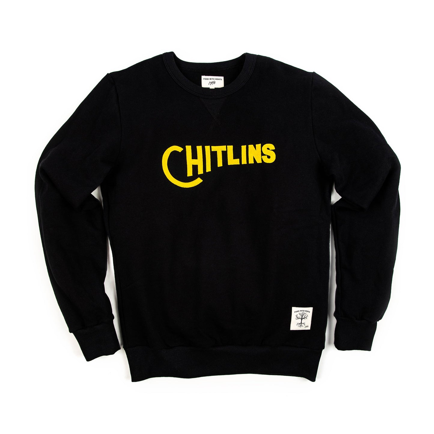 Cotton Club - Chitlins Sweatshirt in Black & Gold