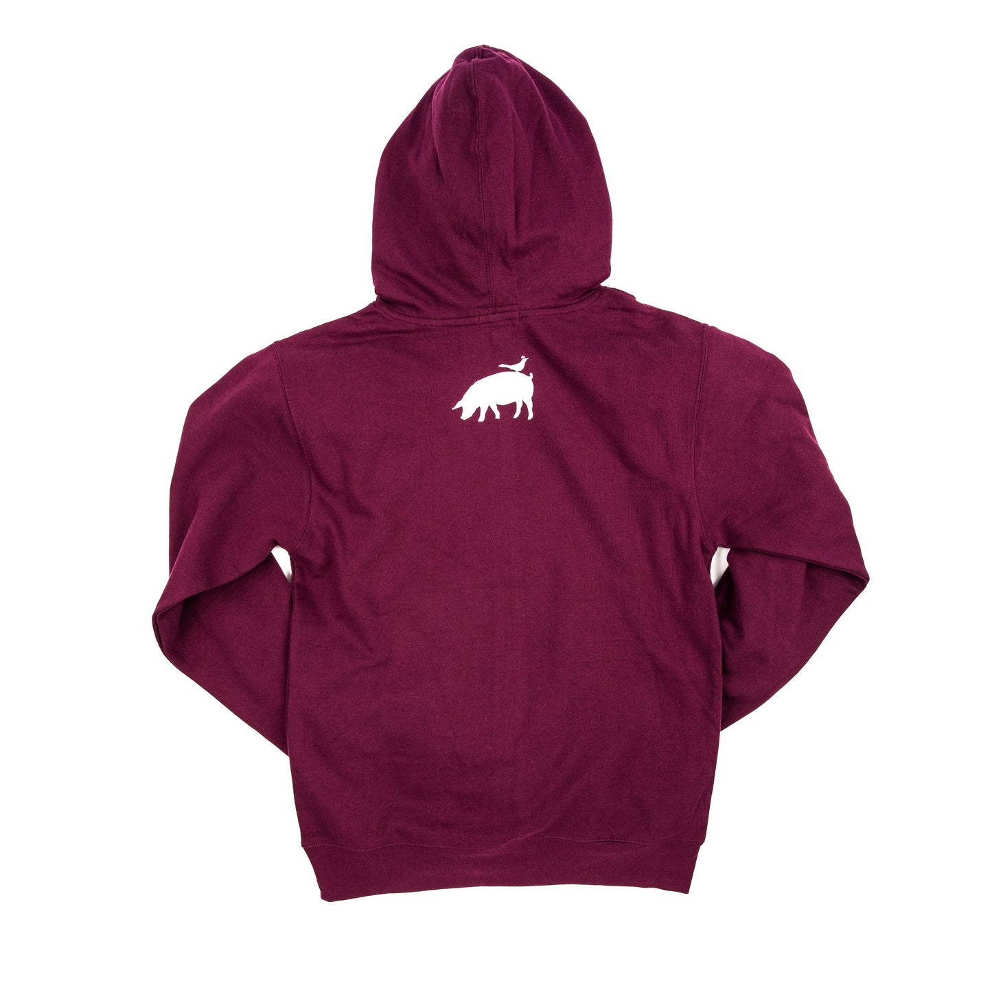 Chitlins State of Mind Hoodie in Maroon