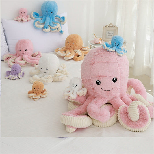 Baby Octopus Plush Toy – Soft Stuffed Animal Doll for Kids