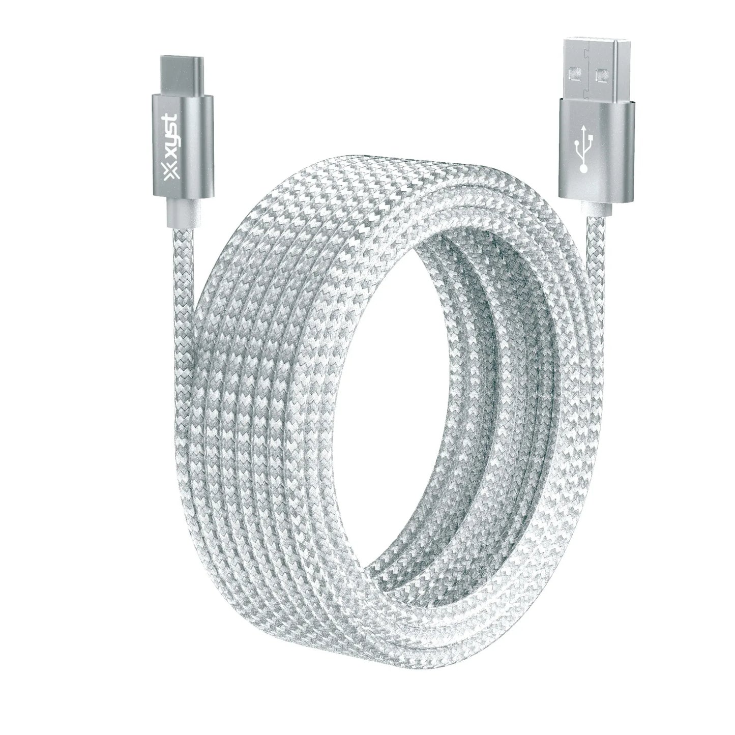 Xyst Charge and Sync USB to USB-C Braided Cable 10Ft