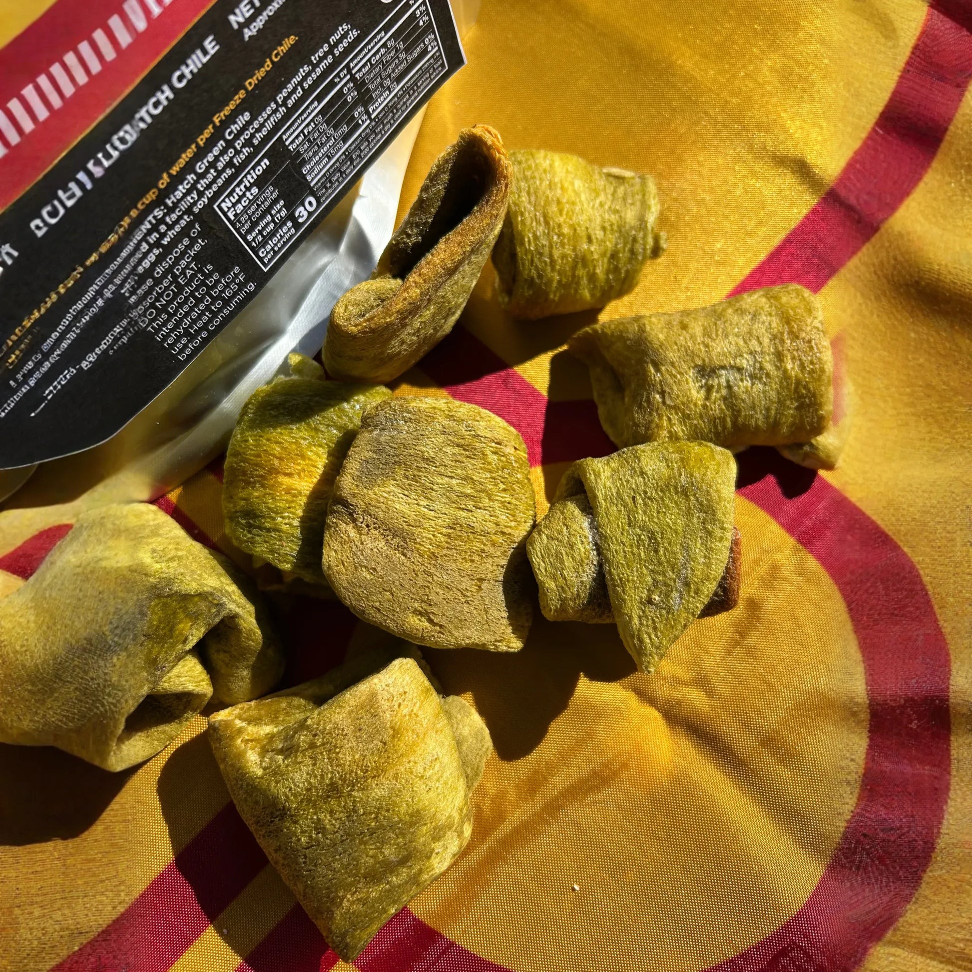 Freeze Dried Whole Hatch Chiles