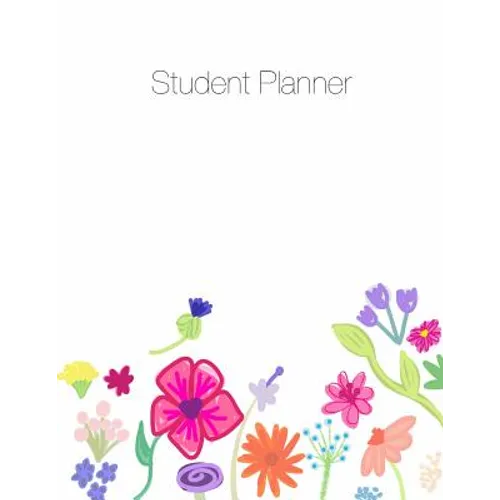Student Planner, Organizer, Agenda, Notes, 8.5 x 11, Undated, Week at a Glance, Month at a Glance, 146 pages
