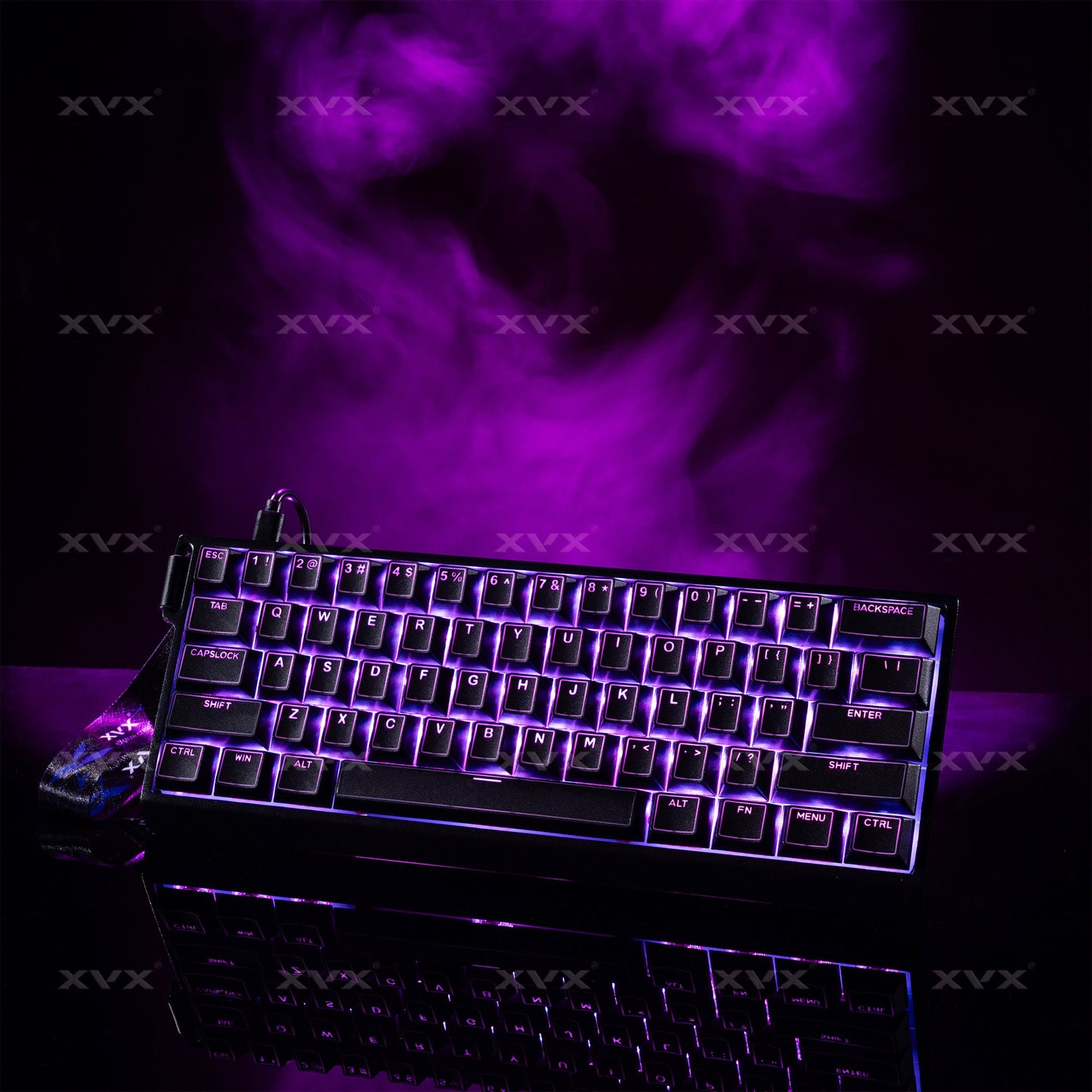XVX PRISM Shine-Through  Double shot Cherry Profile PBT Keycap Set 142-key