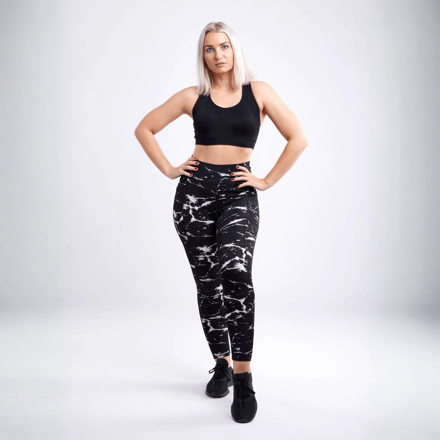 JupiterGear High-Waisted Classic Gym Leggings with Side Pockets