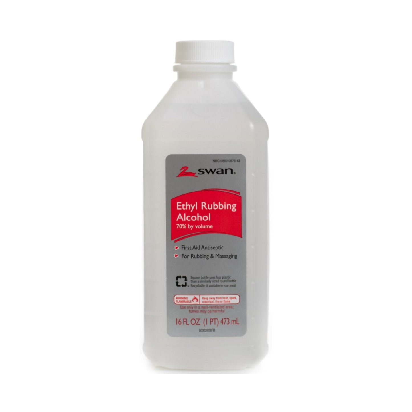 Swan Ethyl Alcohol Antiseptic, 16-ounce bottle 1000032333