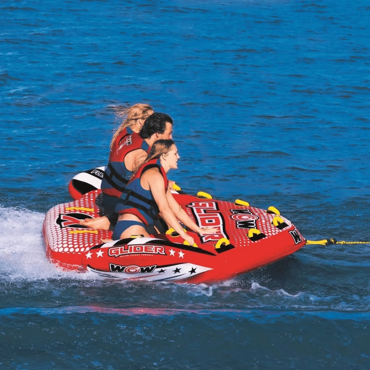 WOW Watersports Glider 3 Person 3P Towable with Flex Seating
