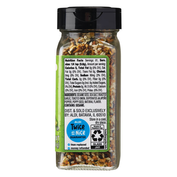 Stonemill Jalapeno Bagel Seasoning, 2.3 oz