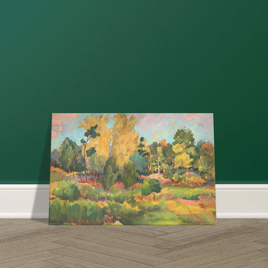 'Garden of Eden' Landscape I 24x36 inch Art Print on Canvas I Original Artwork by American Artist Barbara Cleary