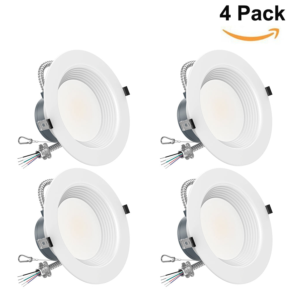 Commercial LED Downlight 6inch 8inch 9.5inch 13W-40W Power & CCT Tunable 2700K/3000K/3500K/4000K/5000K Dimmable Recessed Ceiling Lights