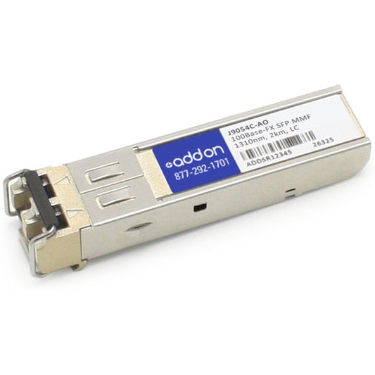 AddOn HP J9054C Compatible TAA Compliant 100Base-FX SFP Transceiver (MMF, 1310nm, 2km, LC)