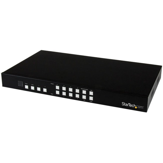 StarTech.com 4x4 HDMI Matrix Switch with Picture-and-Picture Multiviewer or Video Wall