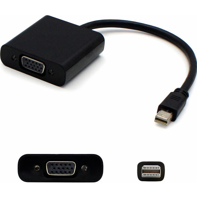 AddOn 5-Pack of 8in Mini-DisplayPort Male to VGA Female Black Adapter Cables with Support for Intel Thunderbolt?