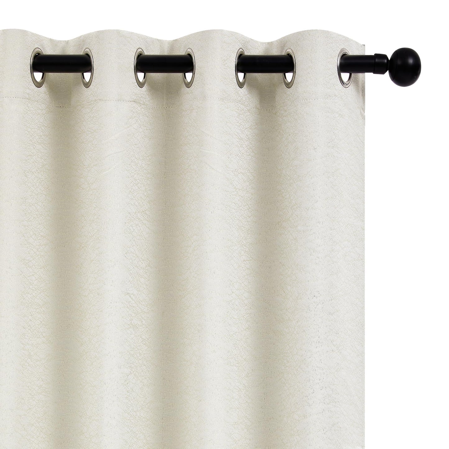 Pink Jacquard Blackout Curtains, 52x63 Inch