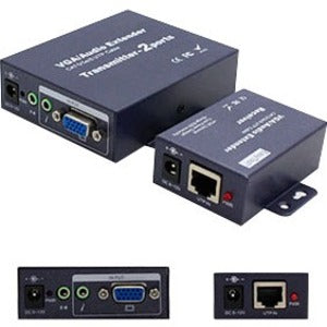 AddOn VGA Female to RJ-45 Female Black Extender (Provides VGA video extension over Cat5)