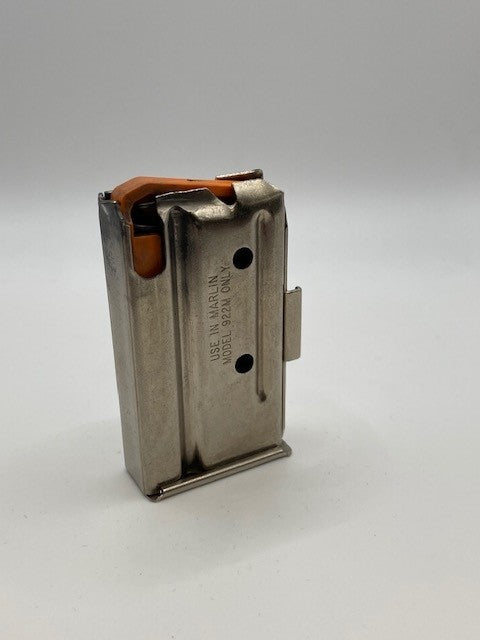 The Marlin 7 Round 22WMR Nickel Plate Rifle Magazine - 922M