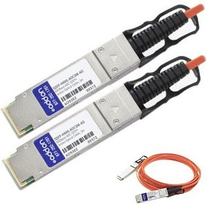 AddOn Cisco QSFP-H40G-AOC3M Compatible TAA Compliant 40GBase-AOC QSFP+ to QSFP+ Direct Attach Cable (850nm, MMF, 3m)