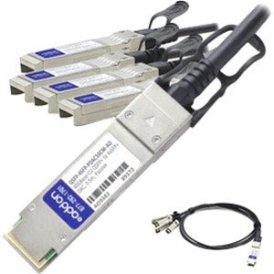 AddOn MSA and TAA Compliant 40GBase-CU QSFP+ to 4xSFP+ Direct Attach Cable (Passive Twinax, 0.5m)