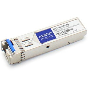 AddOn Ciena XCVR-A10S31 Compatible TAA Compliant 100Base-BX SFP Transceiver (SMF, 1550nmTx/1310nmRx, 10km, LC)