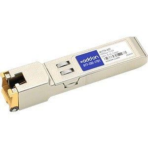 AddOn HP J8177B Compatible TAA Compliant 10/100/1000Base-TX SFP Transceiver (Copper, 100m, RJ-45)