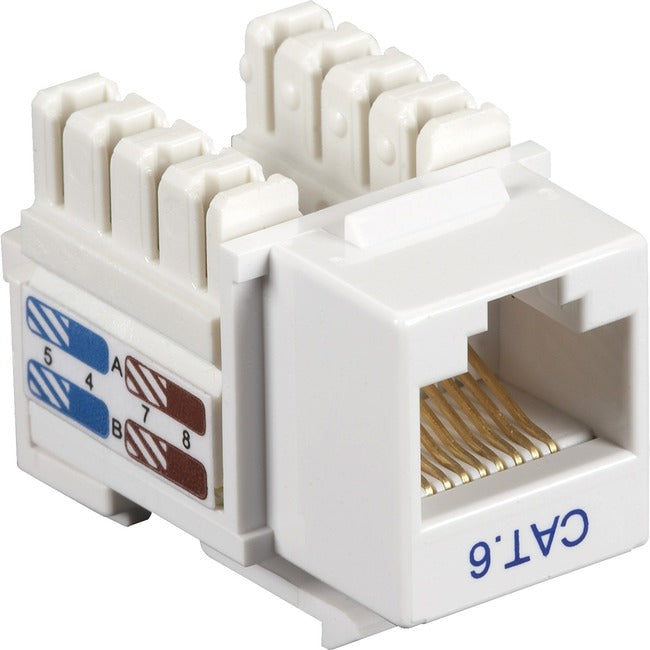 Black Box CAT6 Value Line Keystone Jack, White