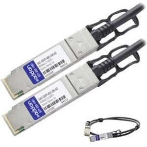 AddOn Dell DAC-QSFP-40G-1M Compatible TAA Compliant 40GBase-CU QSFP+ to QSFP+ Direct Attach Cable (Passive Twinax, 1m)