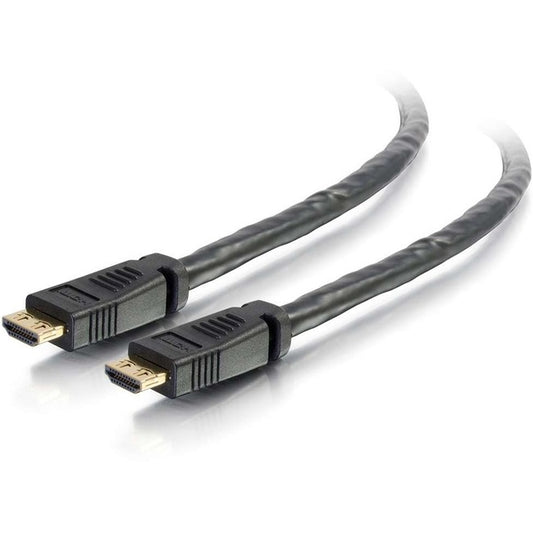 C2G 50ft HDMI Cable with Gripping Connectors - Plenum CL2P-Rated