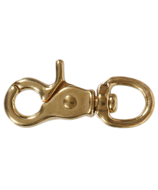 1/2" SOLID BRASS ROUND SCISSOR SNAP