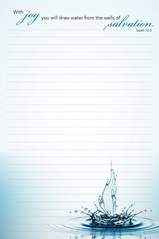 96072 - 9X6 STATIONERY PAD - NEW LIFE - KJV