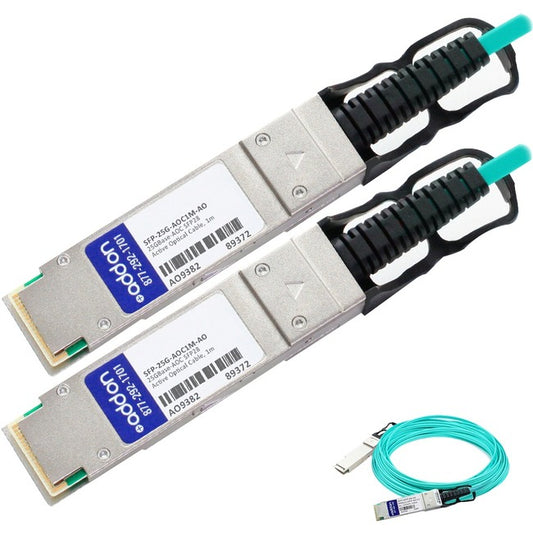 AddOn Cisco Compatible TAA Compliant 25GBase-AOC SFP28 to SFP28 Direct Attach Cable (850nm, MMF, 1m)