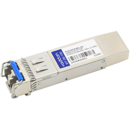 AddOn Finisar FTLF1421P1BCL Compatible TAA Compliant 1000Base-BX SFP Transceiver (SMF, 1310nmTx/1490nmRx, 10km, LC, DOM)