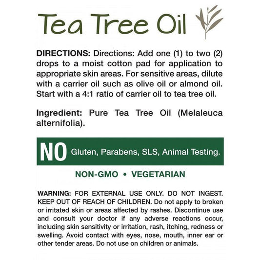 Nature's Truth Tea Tree Oil, Australian, Pure, Purifying 2 Fl Oz