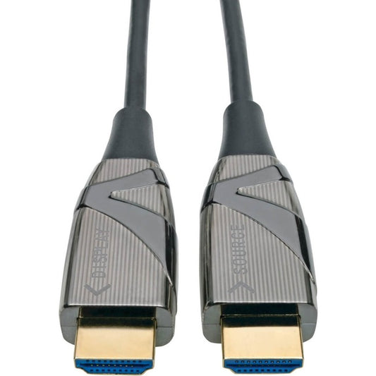 Tripp Lite High-Speed HDMI Cable HDMI 2.0 Fiber AOC 4K @60Hz Black M/M 10M