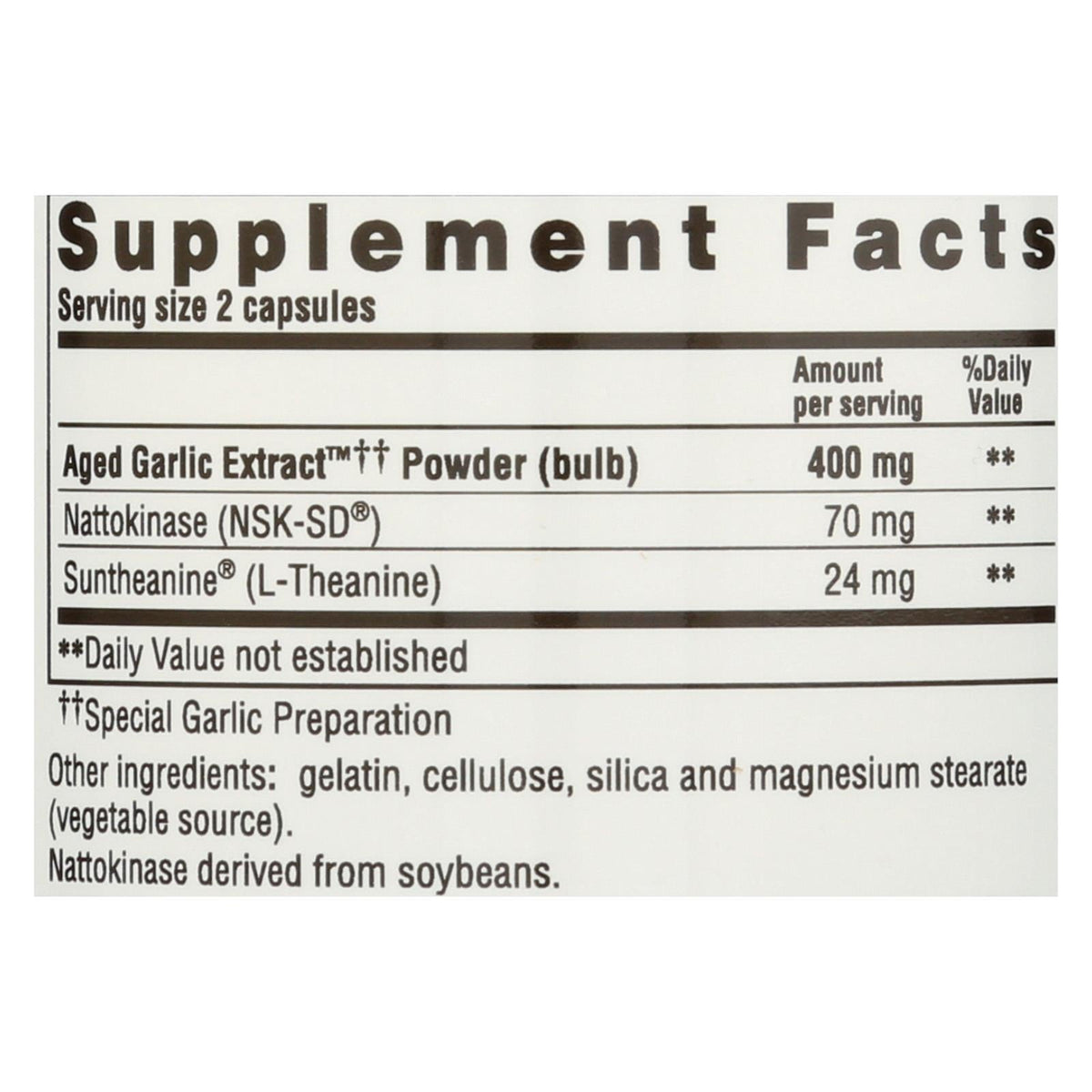 Kyolic Aged Garlic Extract Blood Pressure Health Formula 109, 80 Capsules