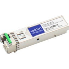 AddOn Cisco Compatible TAA Compliant 10GBase-BX SFP+ Transceiver (SMF, 1550nmTx/1490nmRx, 80km, LC, DOM)