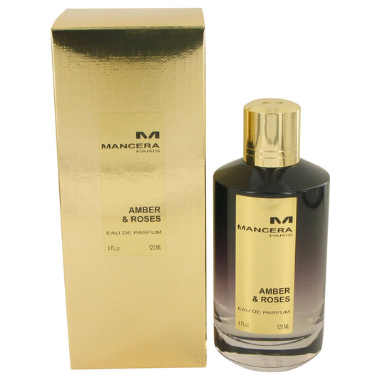 Mancera Amber & Roses by Mancera Eau De Parfum Spray 4 oz for Women