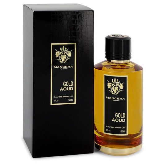 Mancera Gold Aoud by Mancera Eau De Parfum Spray (Unisex) 4 oz for Women