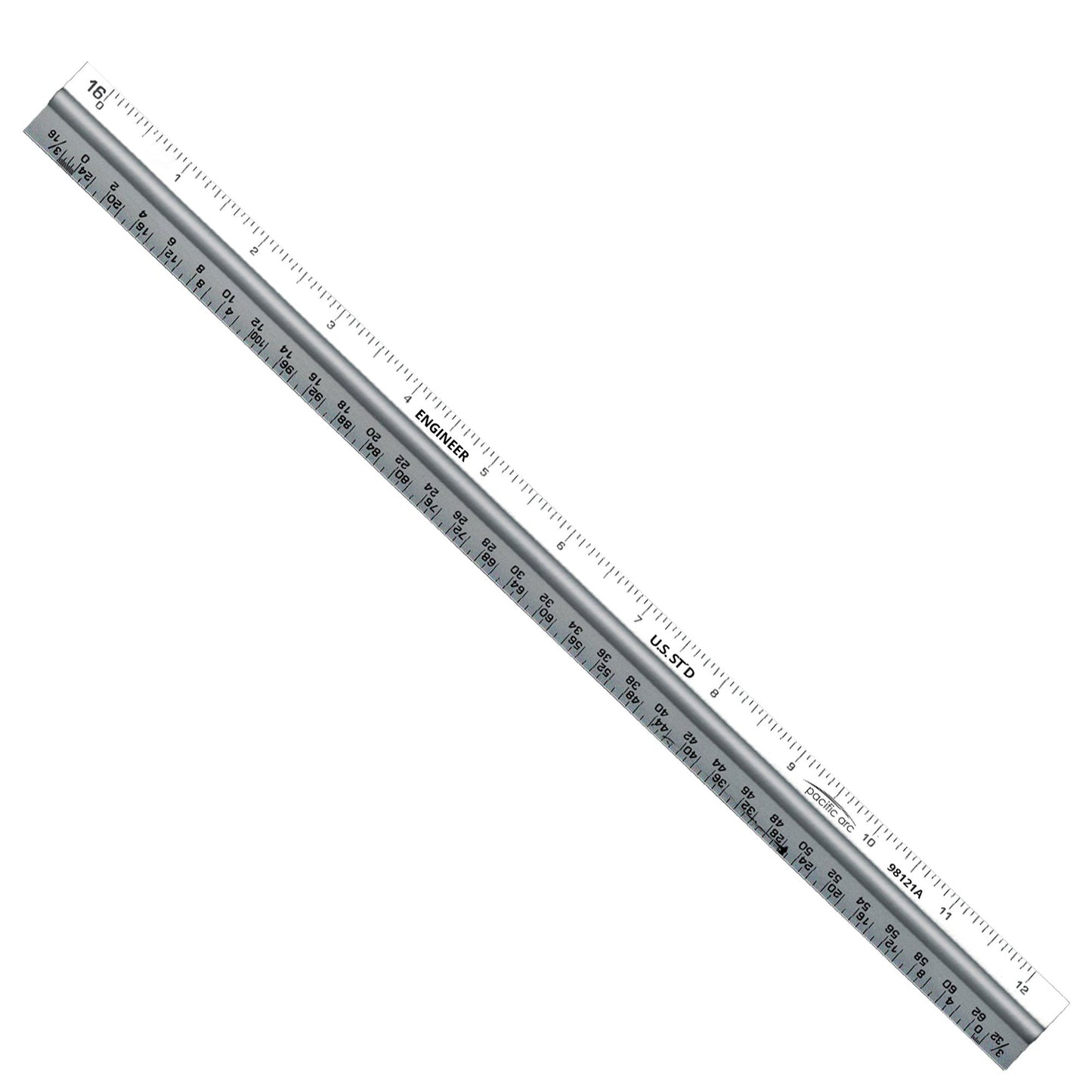 Pacific Arc - Professional Aluminum Triangular Scale - Architecture Scale - 12 inch / 30cm or 4 inch/ 10cm - For students and professionals - Great for Drafting, Architecture, Engineering, and Art