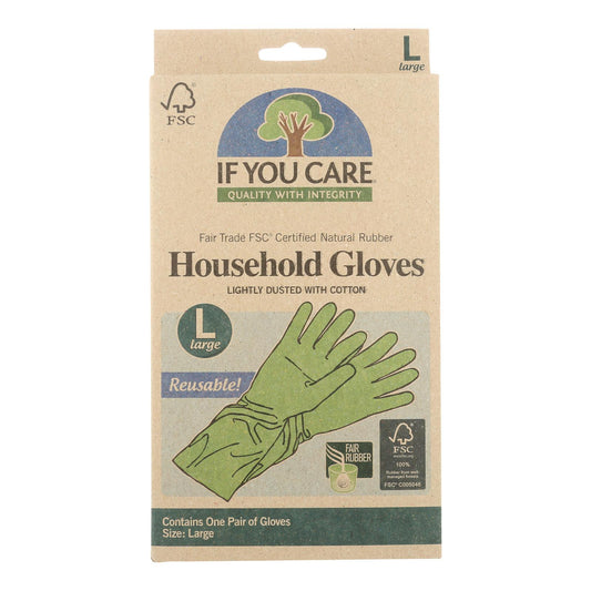 If You Care Household Gloves - Large - 12 Pairs