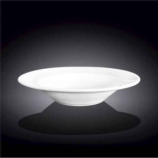 Professional Rolled Rim White Deep Plate 8" inch | 8 Fl Oz