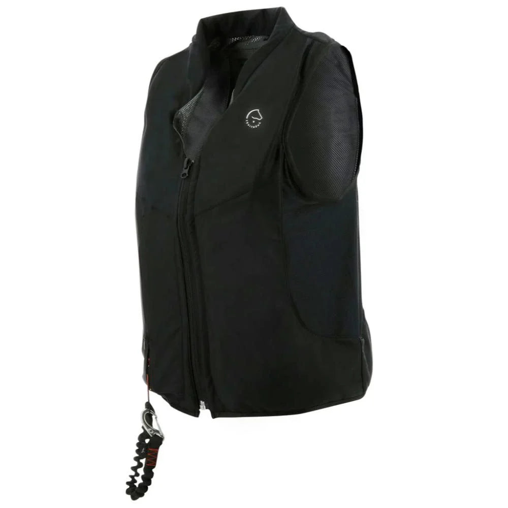 EQUITHÈME Airsafe Airbag Vest – Discreet Protection with Zip-Front Design