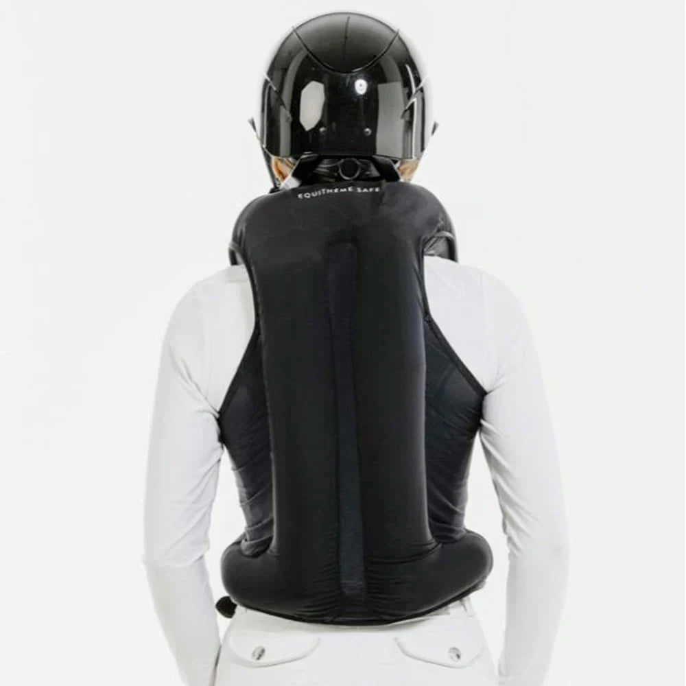 EQUITHÈME Airsafe Airbag Vest – Discreet Protection with Zip-Front Design