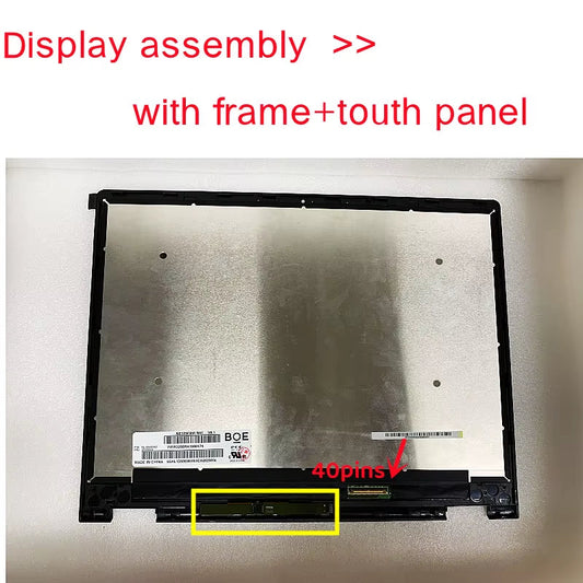13.5-Inch for  Chromebook Spin 713 CP713-2W Series LCD Touch Screen Digitizer Assembly QHD 2256X1504 40Pins Edp