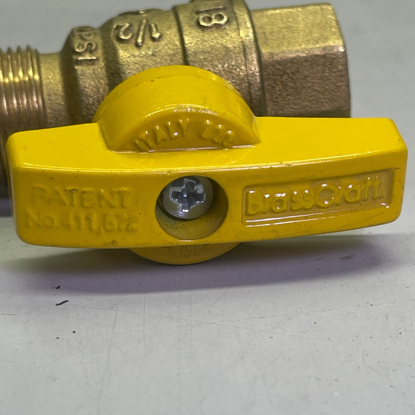BRASSCRAFT (5 PACK) Gas Ball Valve Flare x FIP Straight 5/8" OD x 1/2" Brass