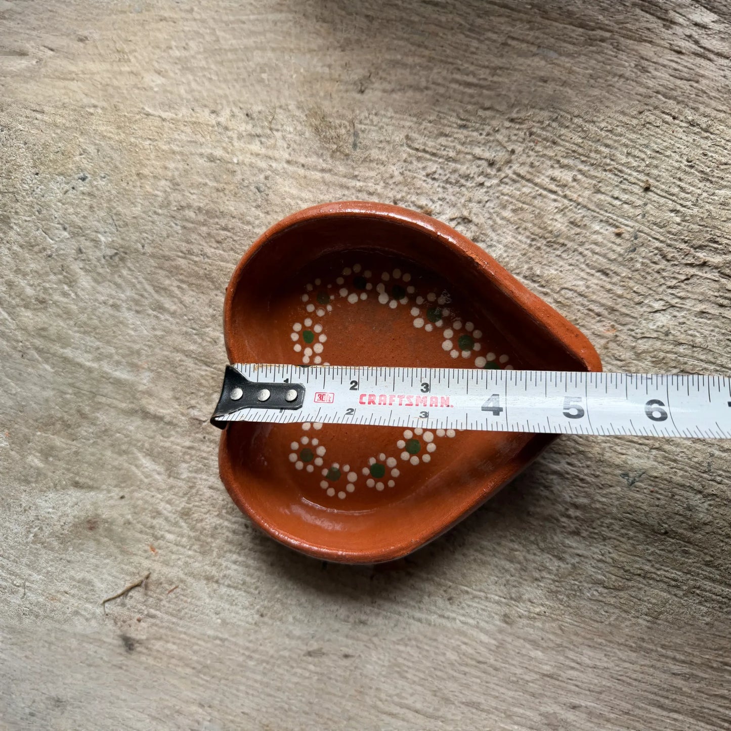 Heart-Shaped Barro Plate
