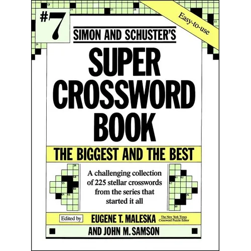 Simon & Schuster Super Crossword Puzzle Book #7