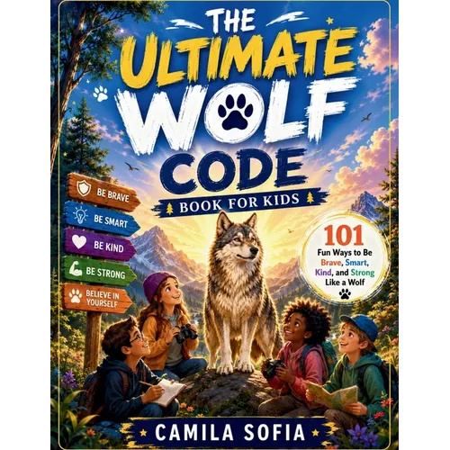 The Ultimate Wolf Code Book For Kids: 101 Fun Ways to Be Brave, Smart, Kind, and Strong Like a Wolf