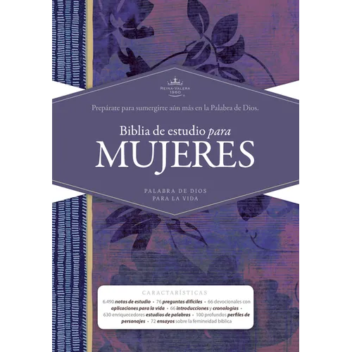 Rvr 1960 Biblia de Estudio Para Mujeres, Tapa Dura - Hardcover